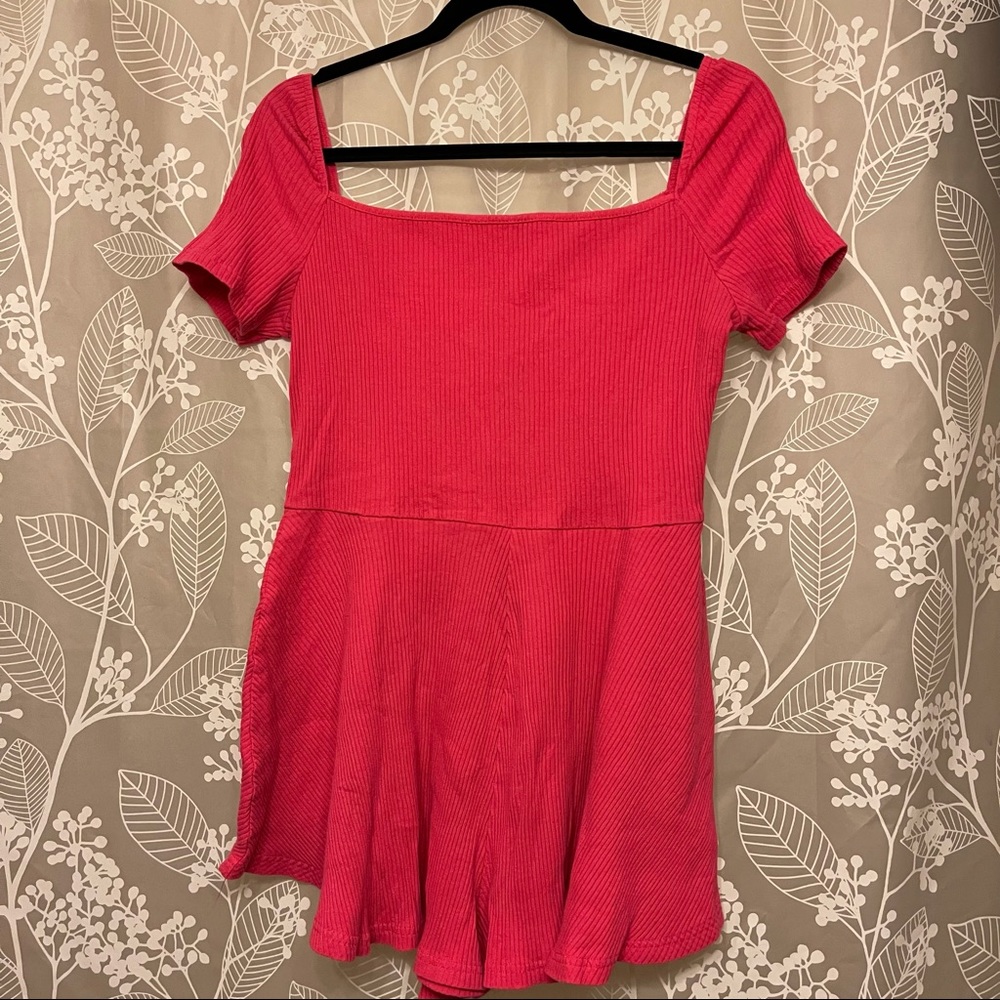 SHEIN Pink Flowy Romper